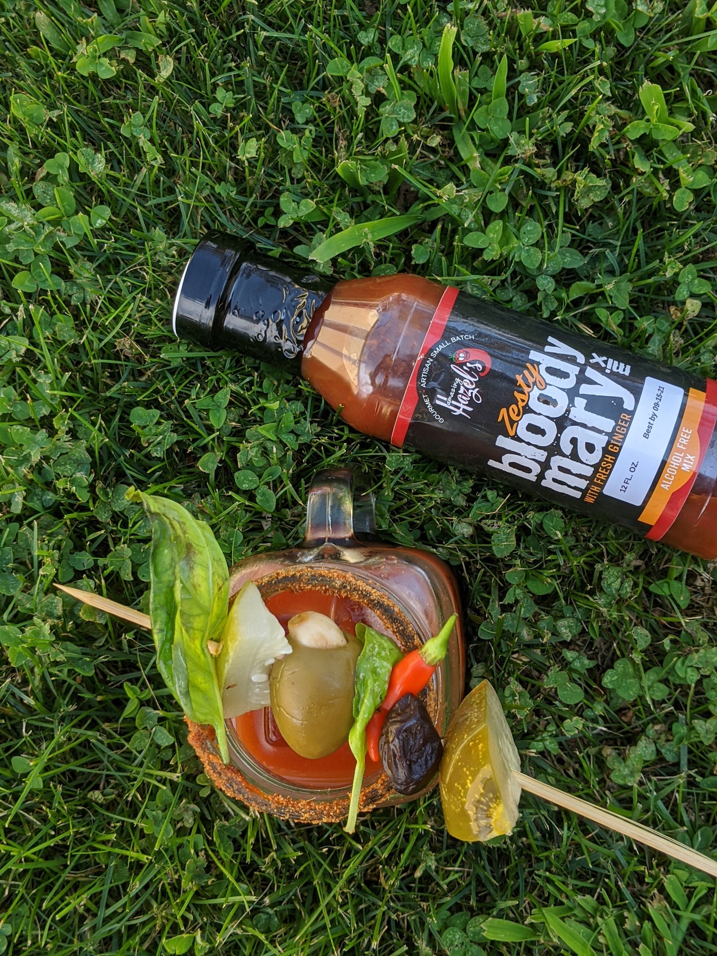 Amazing Hazel's Original Zesty Bloody Mary Mix "To Go" 12 Ounces of Greatness!