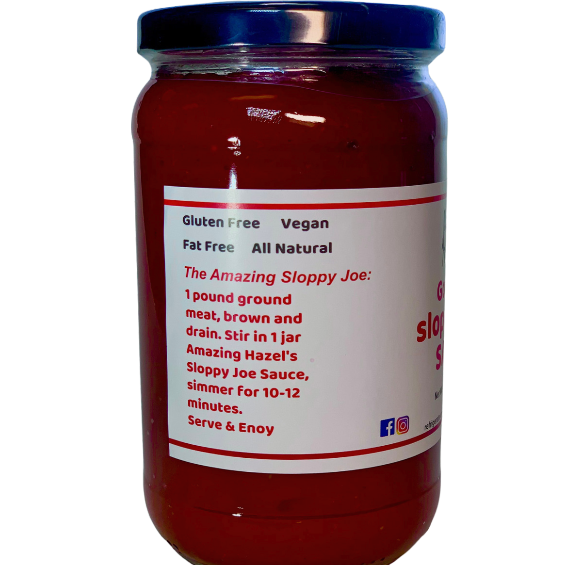 Amazing Hazel's NEW Gourmet Sloppy Joe Sauce 16 Ounce